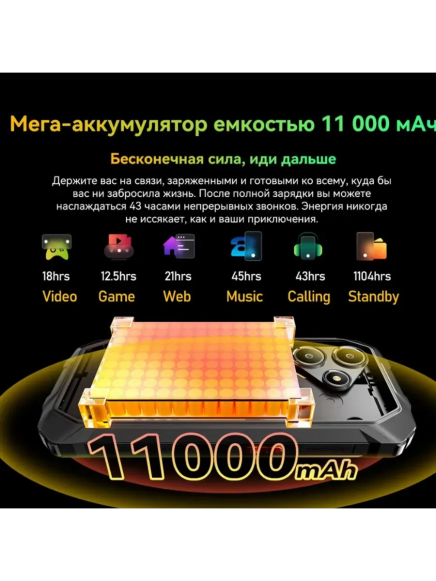 Смартфон Blackview Oscal MARINE 2 8/128Gb Black