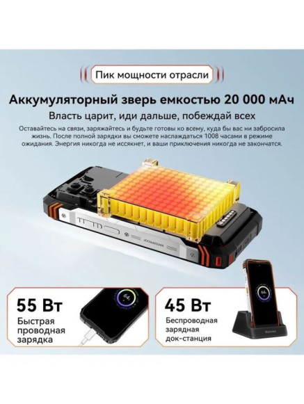 Смартфон Blackview XPLORE 1 Walkie Talkie 16/512Gb Orange